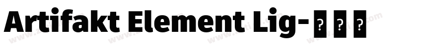 Artifakt Element Lig字体转换 Artifakt Element Lig字体转换